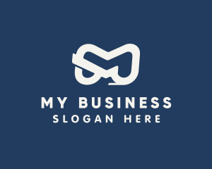 Business Startup Letter M logo design