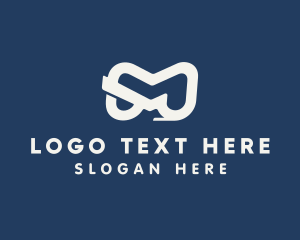 White - Business Startup Letter M logo design
