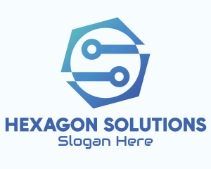 Hexagon Tech Company logo design