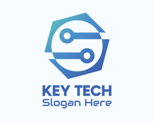 Hexagon Tech Company logo design