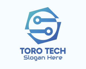 Hexagon Tech Company logo design