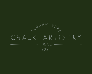 Chalk - Handwritten Chalk Business Training logo design