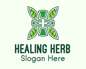 Green Herbal Medicine logo design