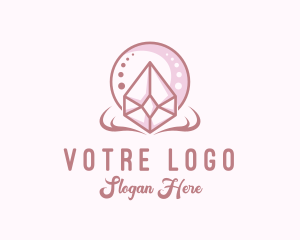 Luxe - Precious Gem Crystal logo design