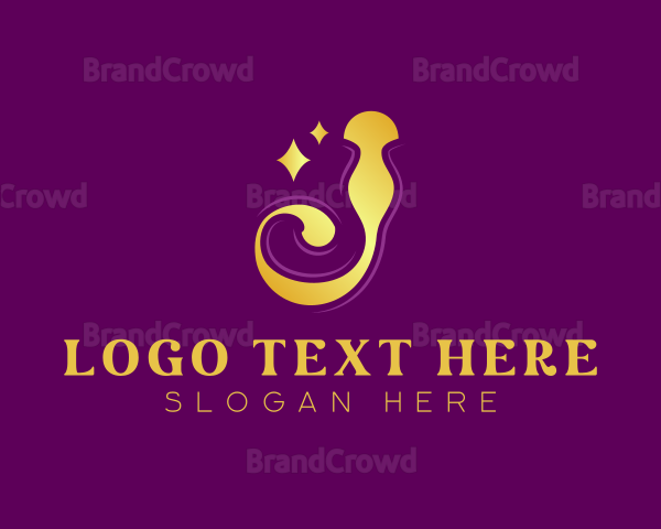 Golden Jewelry Lettermark Logo