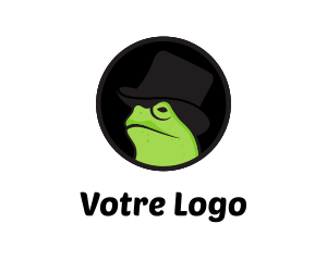 Top Hat Frog Logo