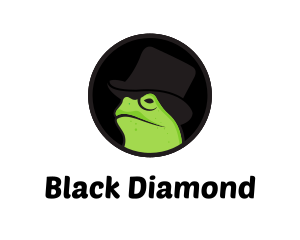 Top Hat Frog logo design