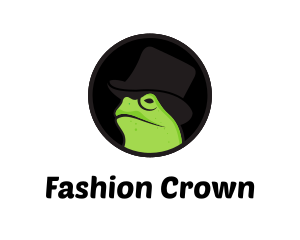 Top Hat Frog logo design