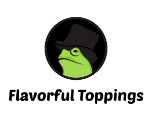 Top Hat Frog logo design