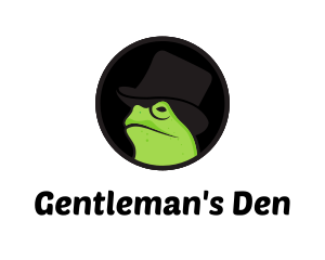 Sir - Top Hat Frog logo design