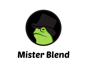 Top Hat Frog logo design