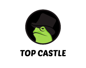 Top Hat Frog logo design