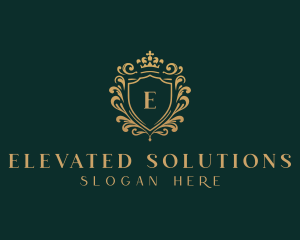 High End Royal Shield logo design