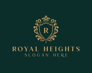 High End Royal Shield logo design