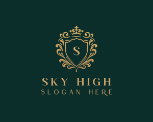 High End Royal Shield logo design