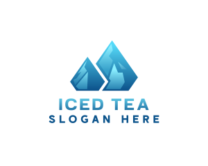 Glacier Summit Mountain logo design