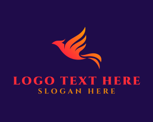 Legend - Phoenix Flying Bird logo design