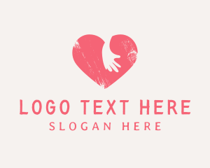 Social - Hand Love Community logo design