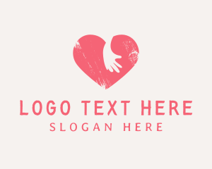 Lover - Hand Love Community logo design