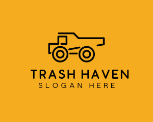 Construction Dump Truck  logo design