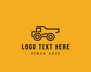 Coal - Construction Dump Truck logo design