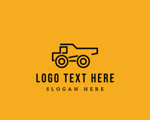 Construction Dump Truck  Logo