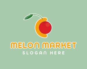 Melon - Tropical Fruit Juice logo design