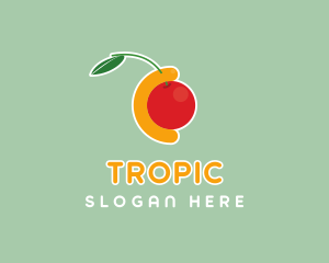 Tropical Fruit Juice logo design