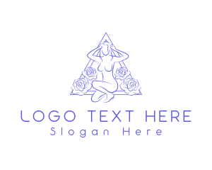 Human - Seductive  Female Model logo design