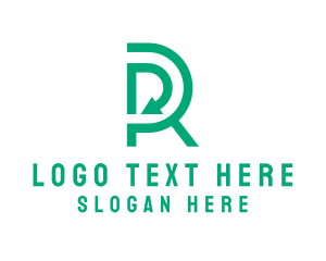 E Commerce - Logistics Arrow Letter R logo design