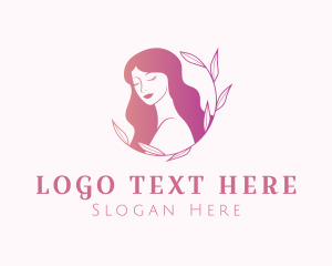 Woman - Organic Beauty Woman logo design