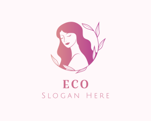 Beauty Lounge - Organic Beauty Woman logo design