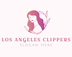 Beauty Lounge - Organic Beauty Woman logo design