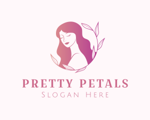 Organic Beauty Woman logo design