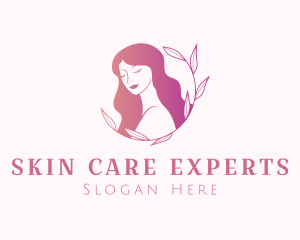 Organic Beauty Woman logo design