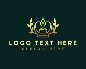 Decor - Handmade Wax Candle logo design