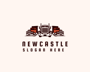 Truck - Heavy Cargo Truck Logistics logo design