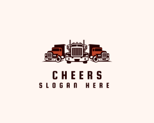 Truck - Heavy Cargo Truck Logistics logo design