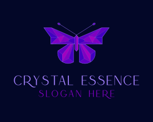 Mineral - Geometric Butterfly Jewelry logo design