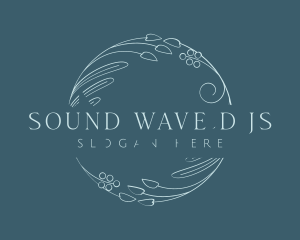 Elegant Ornamental Wreath  Logo