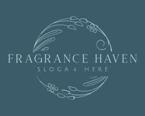 Elegant Ornamental Wreath  logo design