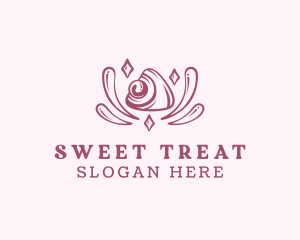 Sweet Mochi Dessert logo design