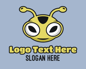 Extraterrestrial - Alien Face Mascot logo design