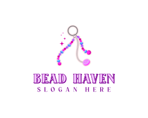 Beading Handmade Jewelry logo design