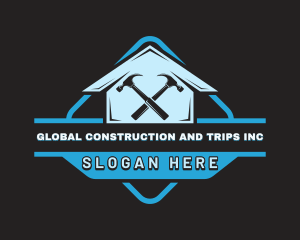 Hammer - Home Residence Repair logo design