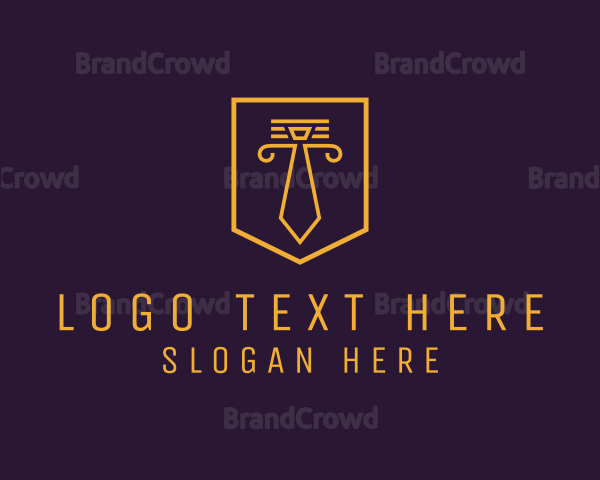 Professional Business Necktie Logo