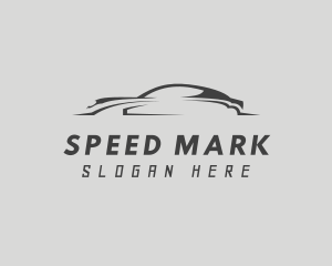 Sleek Sports Car Racer logo design