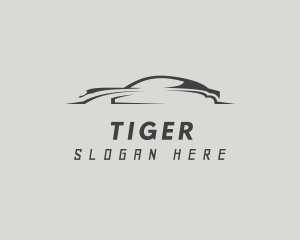 Sports Car - Sleek Sports Car Racer logo design