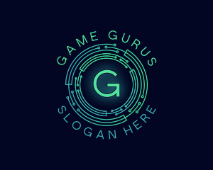 Gadget - Cyber Tech Circuit logo design