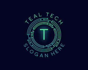 Cyber Tech Circuit logo design